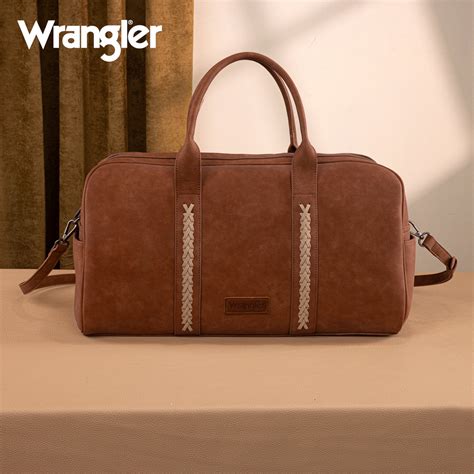 WG262-5110 Wrangler Whipstitch Collection Duffle Bag -Brown - MONTANA ...