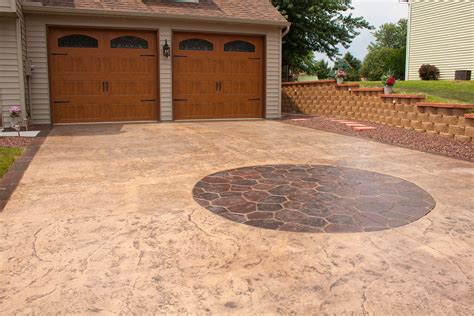 Stamped Concrete Driveway Patterns - Pattern Tips Archive