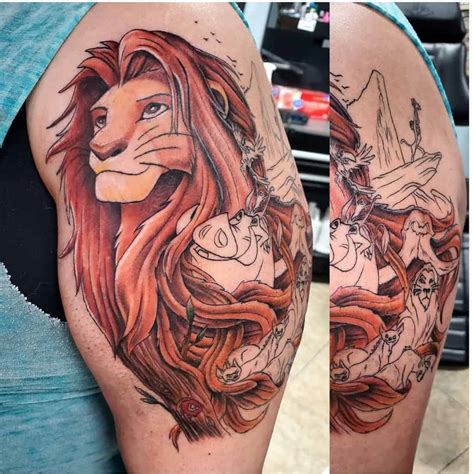 Lion King Tree Tattoos