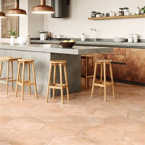 Large Hexagon Floor Tiles - Direct Tile. Warehouse