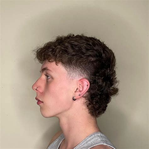 mullet hairstyle men aesthetic, fade haircut mens aesthetic, mohawk ...