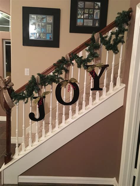 How To Decorate Stair Banister For Christmas | The Cake Boutique