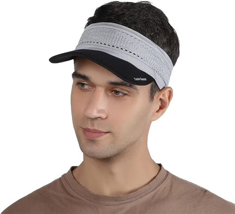 Buy HIGHTERTON Sport Visor Run Visor for Men Soft Performance Sun Visor ...