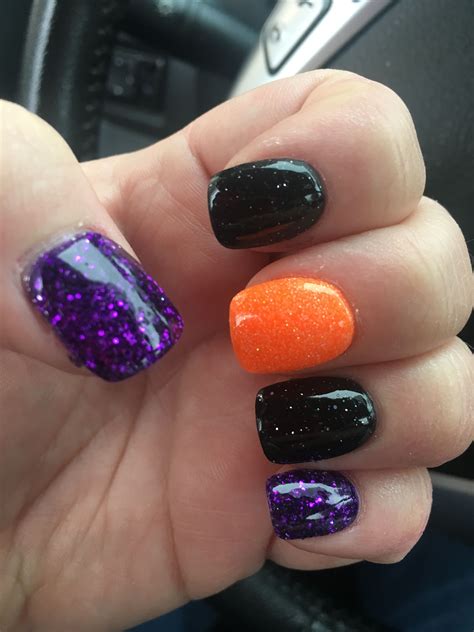 Halloween NexGen dipping powder nails 🍁🎃👻 | Nägel inspiration ...