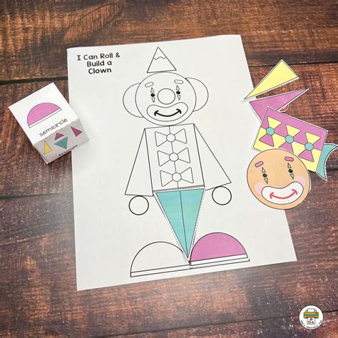 Circus Shapes Pre-K Book Companion