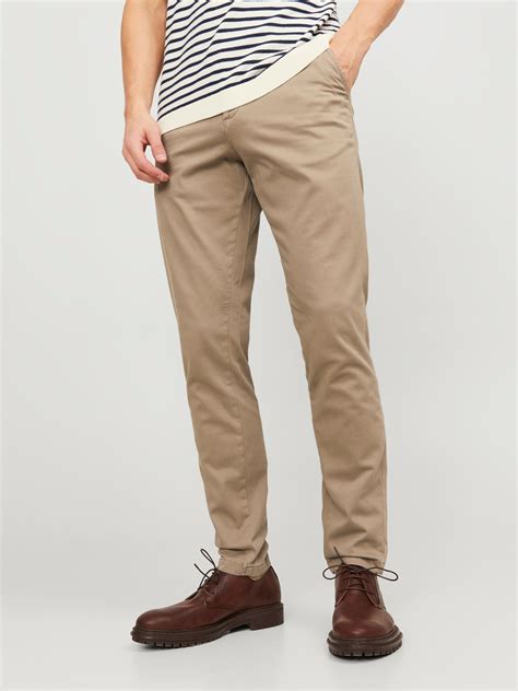 Slim Fit Chino trousers | Beige | Jack & Jones®