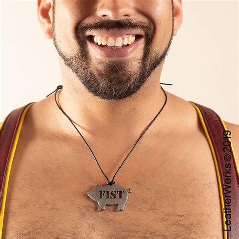 Cockeye Kink Fist Pig Tag - Bold Statement Piece