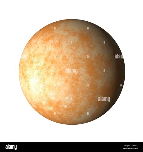 illustration of Jupiter moon europa on isolated background Stock Photo - Alamy