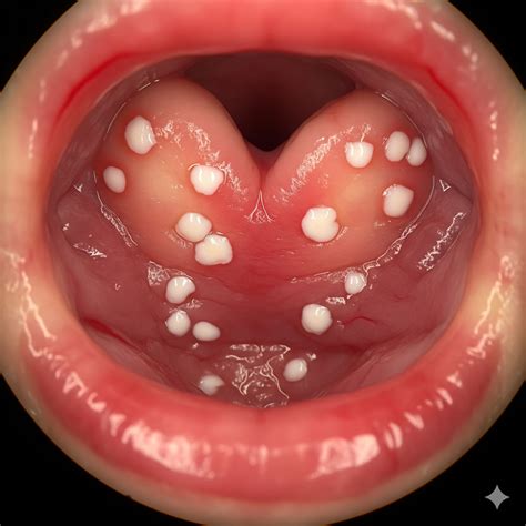 In Throat White Spots