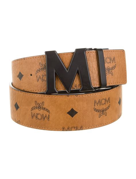MCM Leather Belt - Brown Belts, Accessories - W3053969 | The RealReal