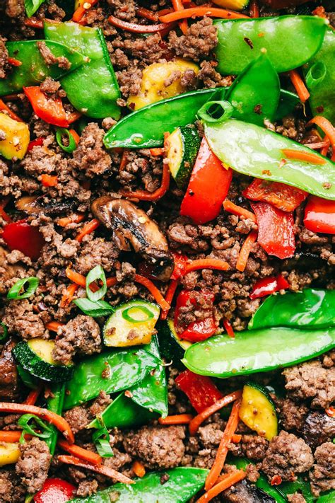 Korean ground beef stir fry – Artofit