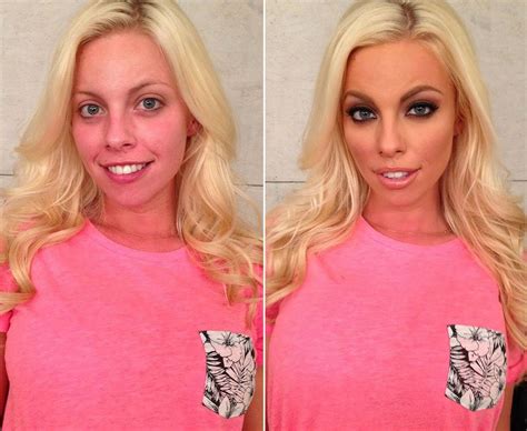 Makeup transforms porn stars - Daily Star