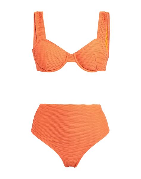 Solid & Striped Bikinis In Orange | ModeSens
