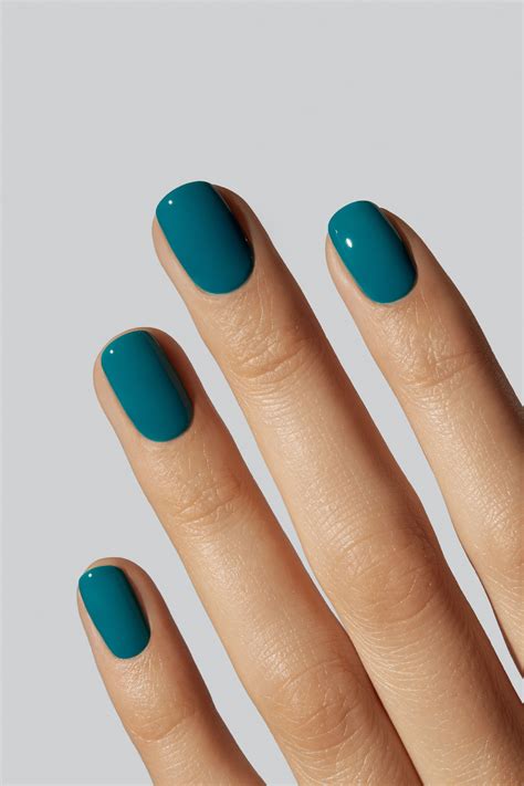 Jelly Teal UV Nail Polish | Simple nails, Nails, Chic nails