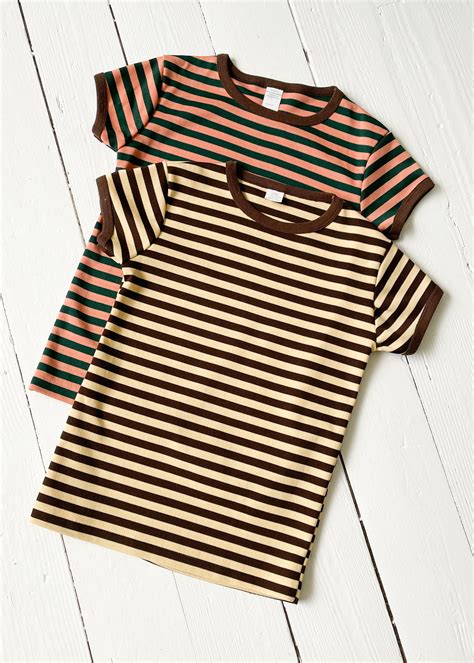 Vintage 1970s Striped Tee Shirt - Raleigh Vintage