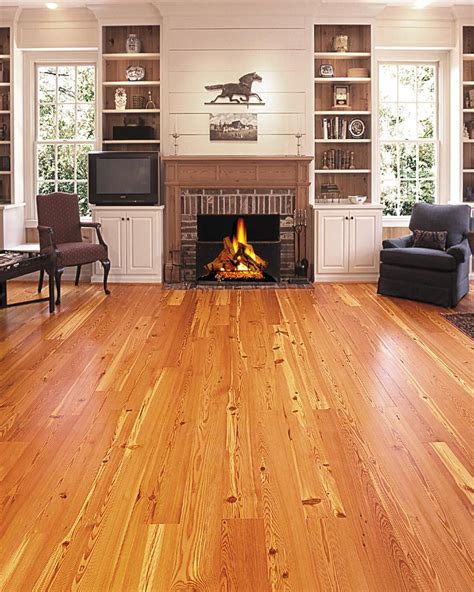 Heart Pine Wide Plank Flooring - Southern Wood Floors