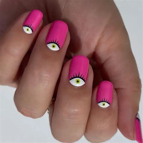 30+ Devilishly Cute Pink Halloween Nails To Wear This Season - Nail ...