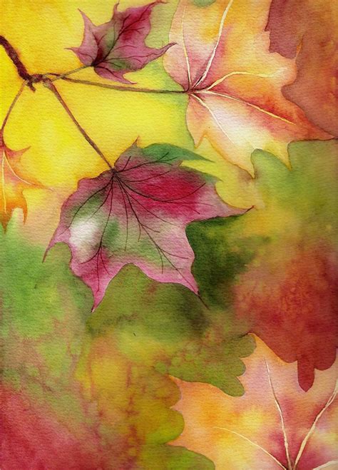 How To Paint Leaves Watercolor at Savannah Eades blog