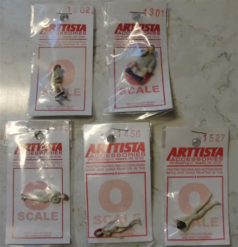 Arttista Pewter O Scale Nude & Risque Figures --For Model Trains - New | #4688779289