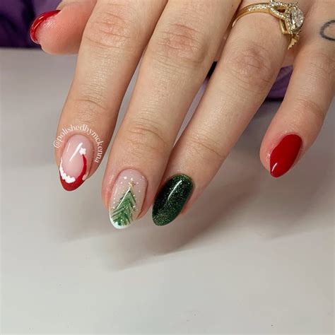 20 Christmas French Nail Designs