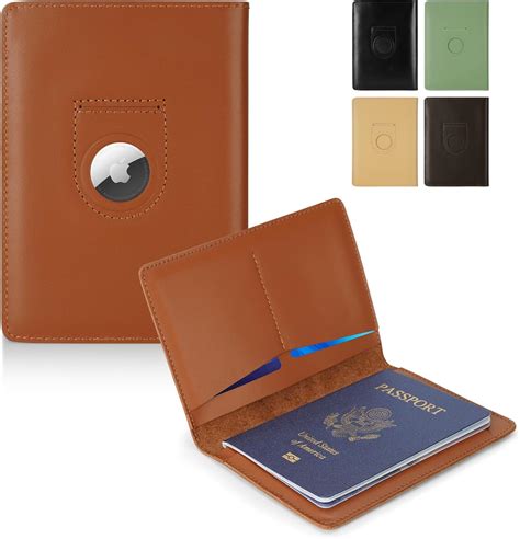 Amazon.com | Full Grain Leather Passport Holder Wallet Cover for Men and Women Travel, Passport ...