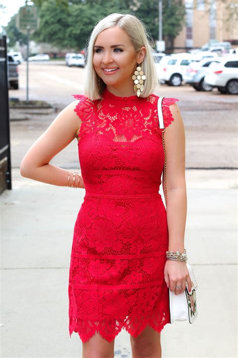 Little Red Dress Lace