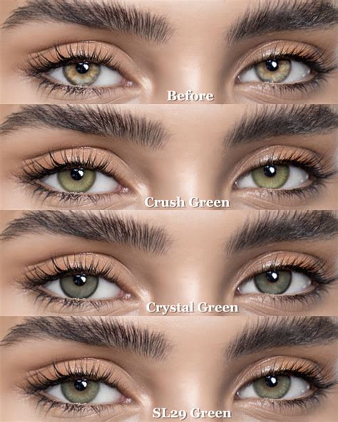 Dive into the world of color with our stunning green contacts!💚These ...
