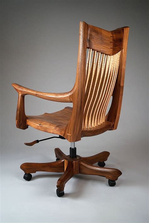 Wooden Office Chair With Wheels - Small Office Layout Ideas