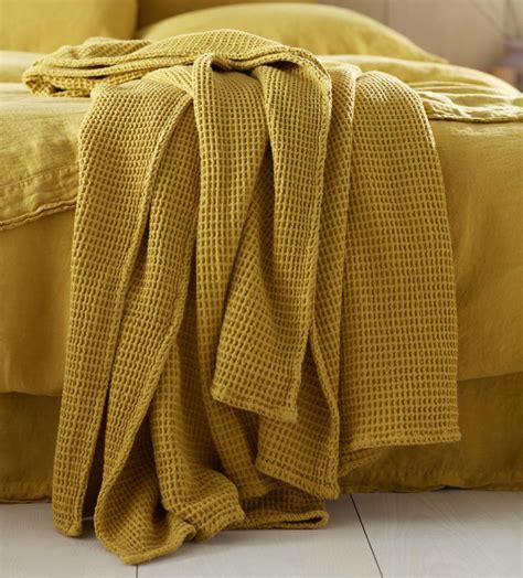 Startling Gallery Of Mustard Yellow Throw Blanket Photos | Superior ...