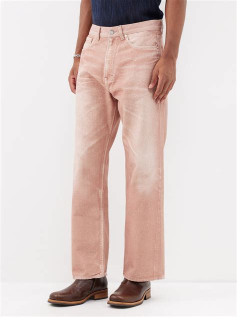 Our Legacy Third Cut Relaxed-fit Jeans - Dusty Pink | Editorialist