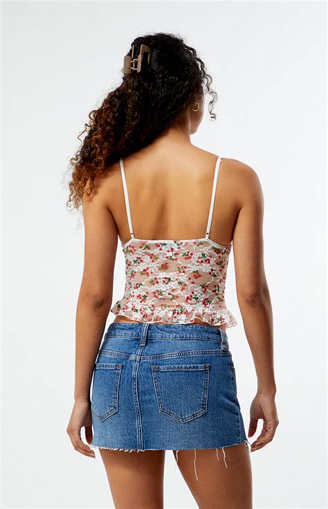 Pacsun Stretch Dark Indigo Micro Denim Mini Skirt | Pacsun