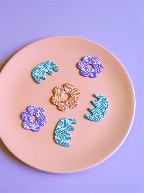 Polymer Clay Stencils Leaf Silk Screens for Polymer Clay - Etsy UK