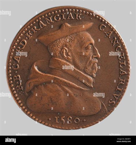 Currency of Paris (n. - d.), René, Cardinal de Birague (main title). Copper alloy. Probably not ...