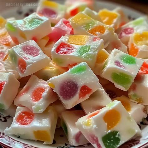 Old-Fashioned Jelly Nougat Candy Recipe - Chewy, Colorful Treat ...