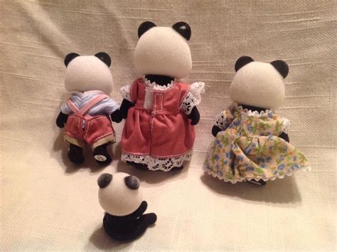 Calico Critters/Sylvanian Families Panda Family & Baby | #1858034258