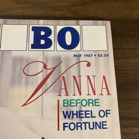 Mavin | Playboy Magazine May 1987 Cover Girl Vanna White