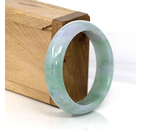Genuine Burmese Lavender Green Jadeite Jade Bangle Bracelet #564 For Sale at 1stDibs | how much ...