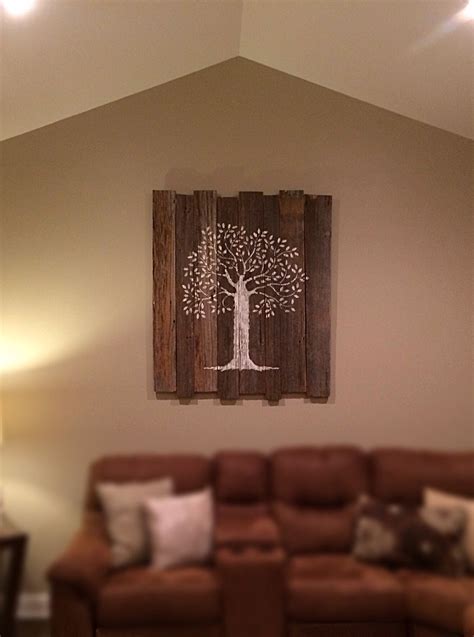 Reclaimed Barn Wood Wall Art - Tree of Life - DIY