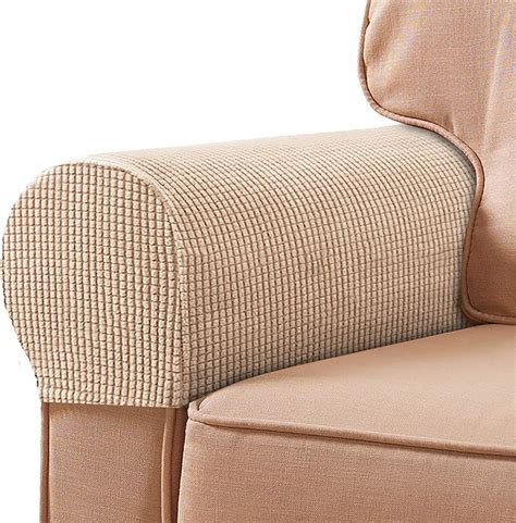 Armrest Covers, Stretch 2Pcs Arm Rest Cover Sets, Anti-Slip Spandex Polyester Sofa Chair Arm ...