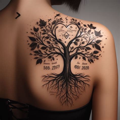 30 Meaningful Family Tree Tattoo Ideas: Symbolisms Unveiled 🌳 in 2025 ...