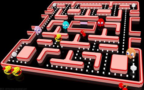 Download Video Game Pac-Man HD Wallpaper