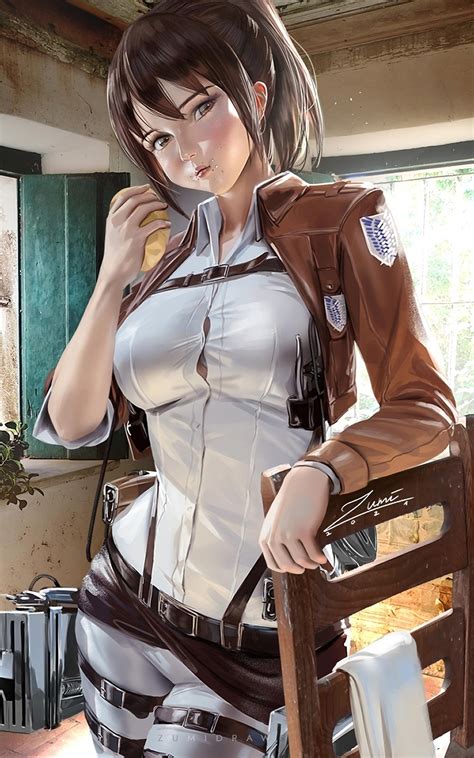 Sasha [Attack on Titan] [1600x2560] : r/Animewallpaper