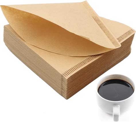150 Pieces Coffee Filter Papers, 4.72 x 6.3 Inch Disposable Filter ...