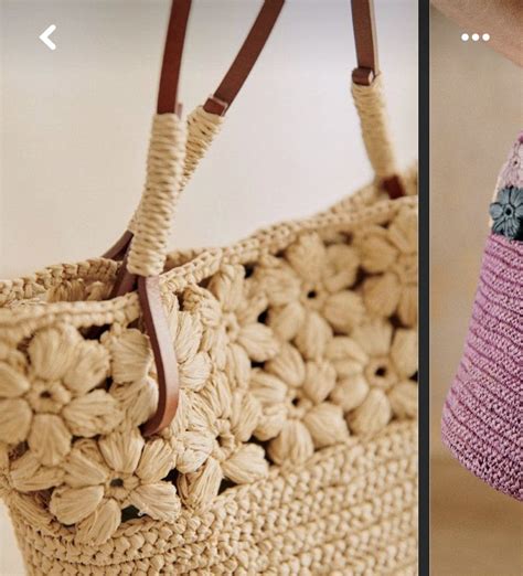 Crochet Boho Bag and Raffia Bag Pattern