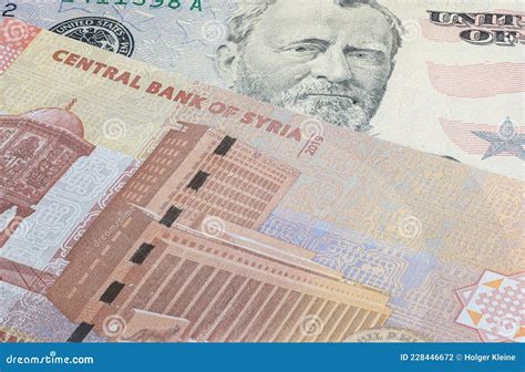 Banknotes of the Battered by the War Country of Syria. Syrian Pound or ...