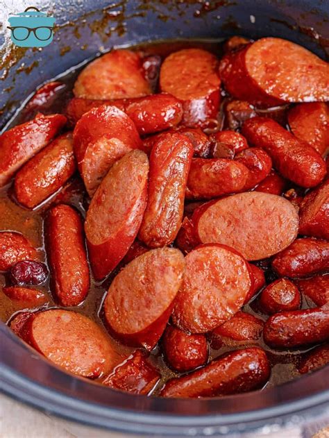 Crock Pot Glazed Sausages Recipe