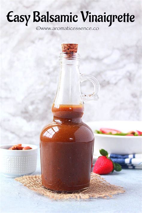 Balsamic Vinaigrette Recipe | How To Make Balsamic Dressing - Aromatic ...
