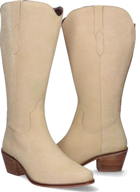 Camberley - Beige - Extra Wide Calf Cowboy boots - JJ Footwear US