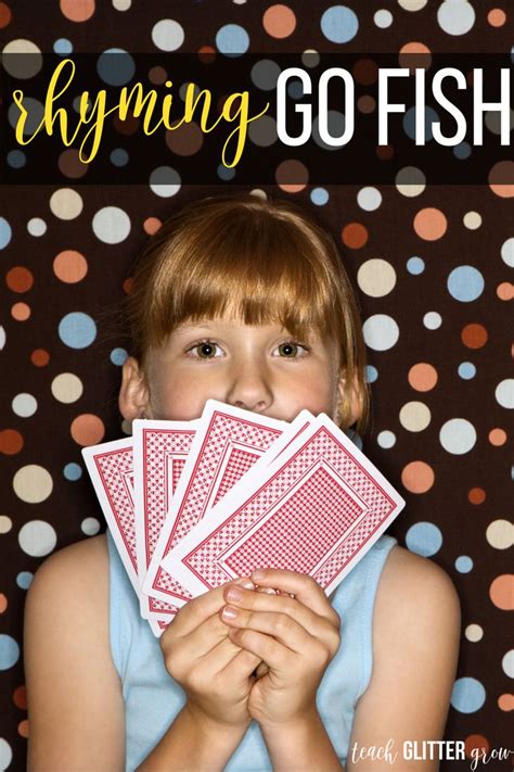 Rhyming Go Fish Game | Rhyming activities, Rhymes, Rhyming games