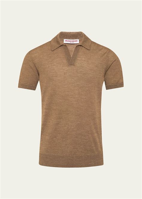 Orlebar Brown Men's Horton Knit Polo Shirt - Bergdorf Goodman